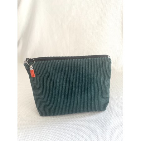 Trousse de toilette personnalisable en velours – Avec prénom ou mot doux