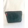 Trousse de toilette personnalisable en velours – Avec prénom ou mot doux