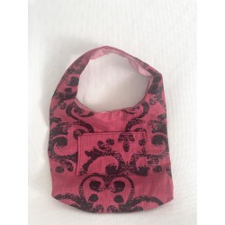 Sac à main femme artisanal avec poches – Jacquard ou lin beige attrape-rêves